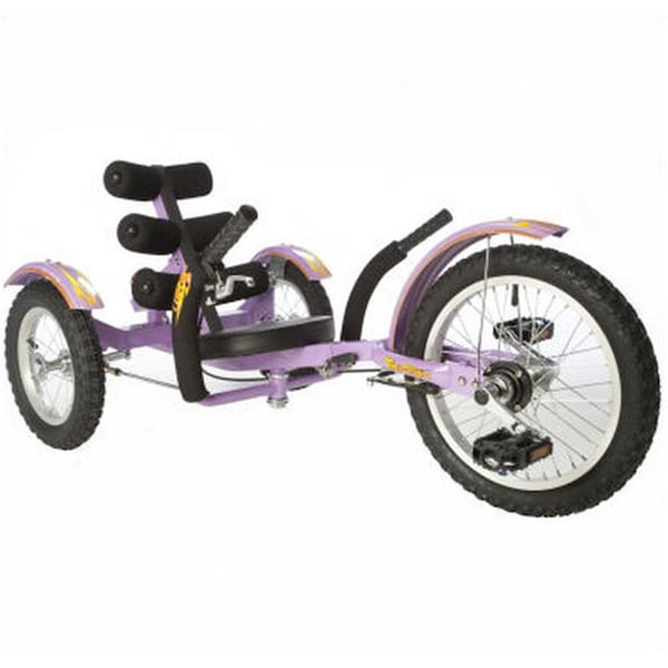 Geared2Golf 16 in. Mobo Mobito Three Wheel Cruiser - Purple GE2522489 - main